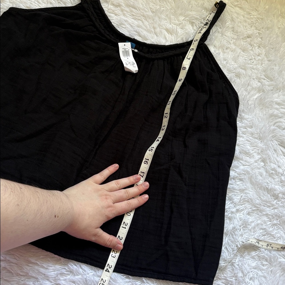 NWT Old Navy Black Braided Tank Size M - Picture 8 of 15